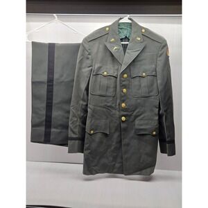 Vintage US Army‎ Uniform Set Russell Fenn Officer Jacket & Trousers 1956